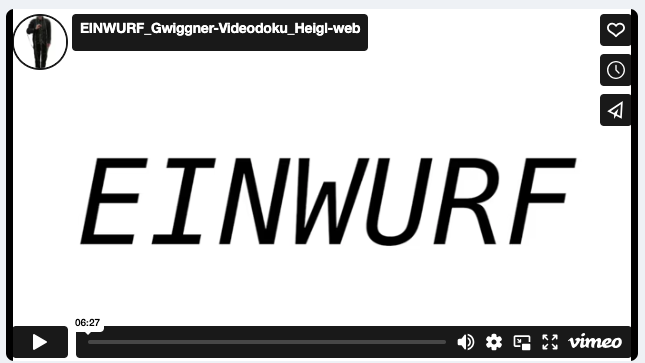 Dokumentationsvideo EINWURF